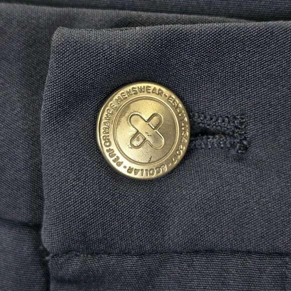 &Collar Men's Performance Stretch Dress Pants Size 36 X 30 Spandex Blend Blue - Picture 5 of 12